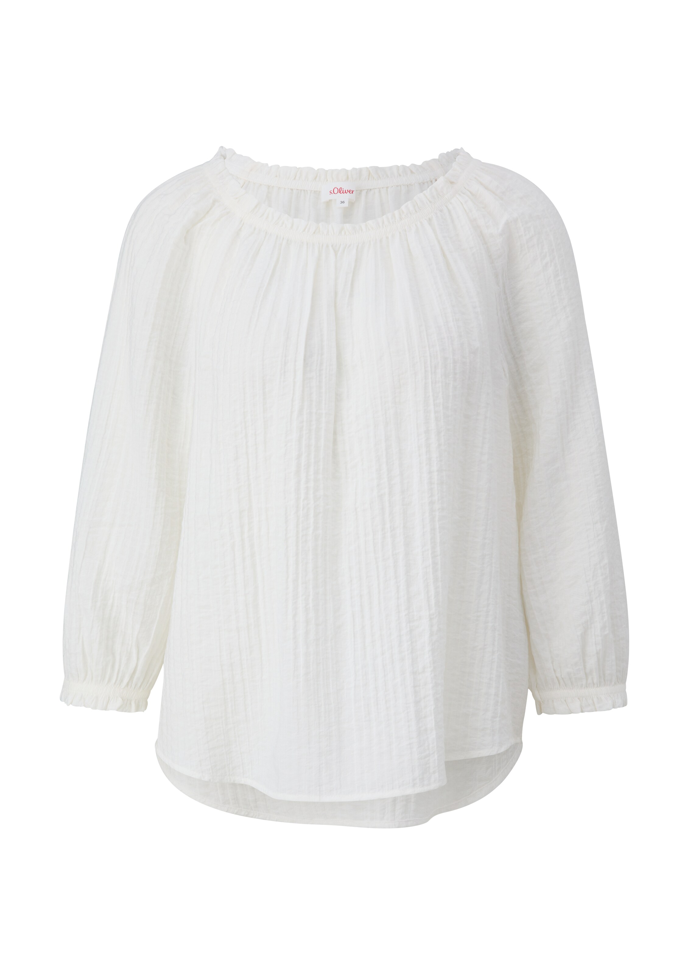 s.Oliver Bluse in Beige: Vorderseite