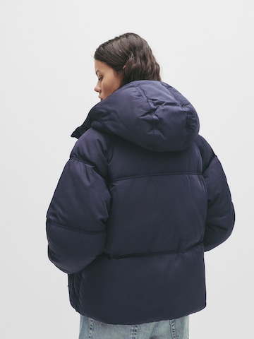 Pull&Bear Prechodná bunda - Modrá