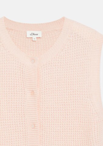 s.Oliver Gebreide bodywarmer in Roze