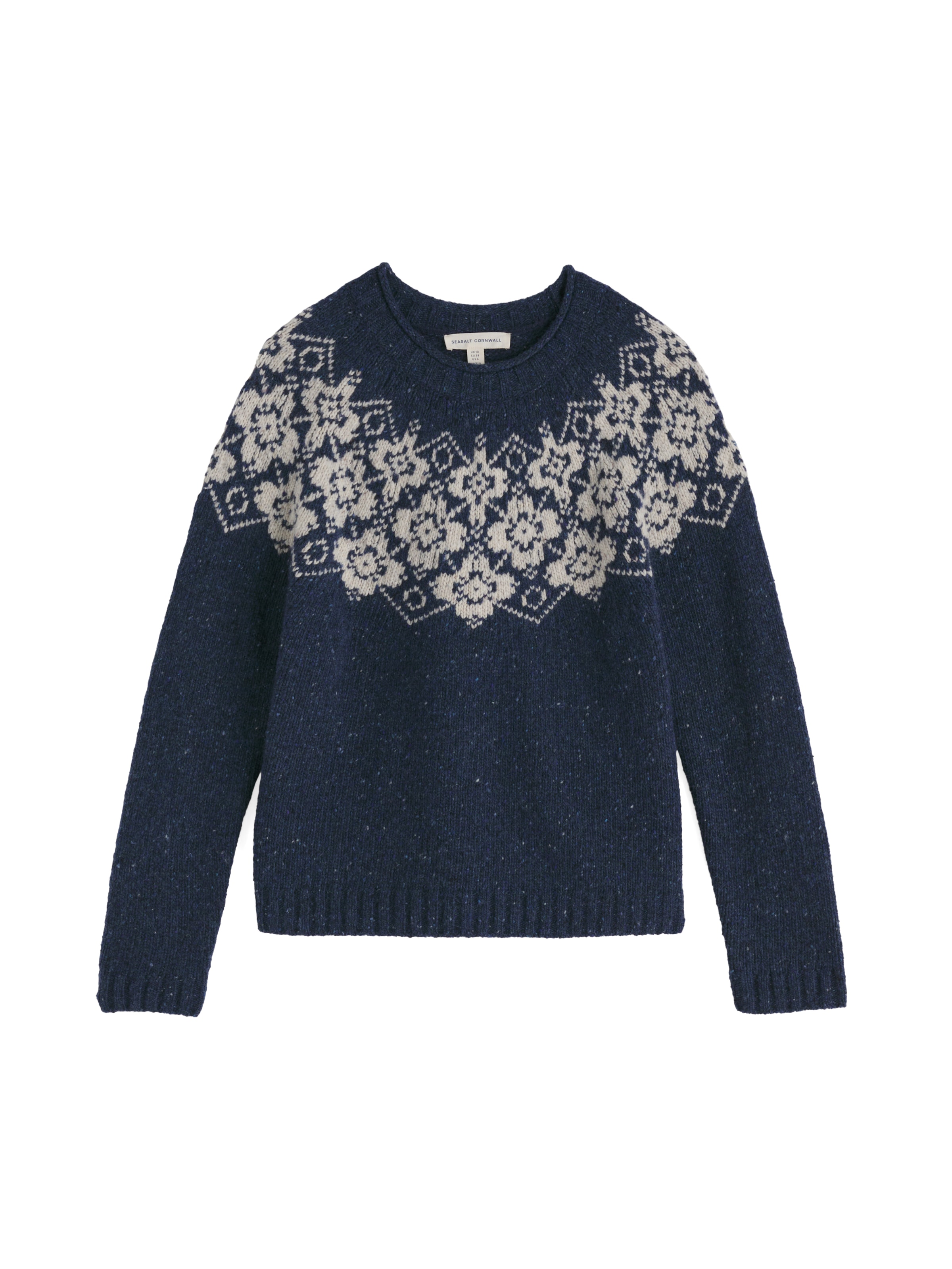 Seasalt Cornwall Pullover 'Johanna' in Blau: Vorderseite