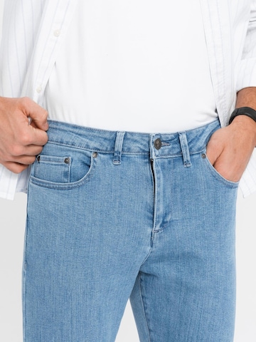 Ombre Slimfit Jeans in Blauw