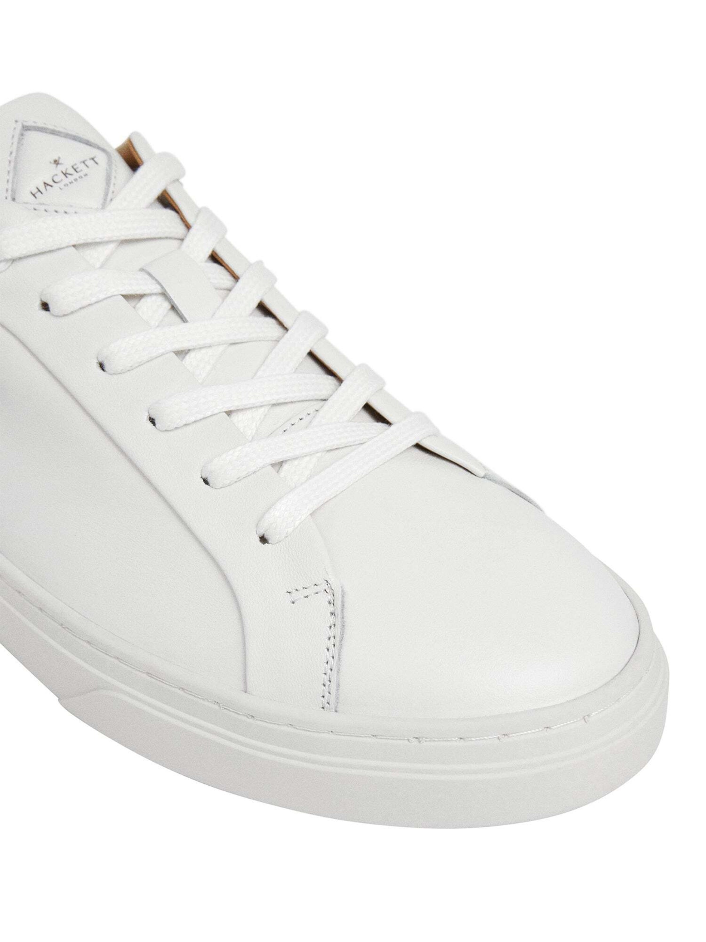 Baskets basses 'Hackney Class' Hackett London en blanc