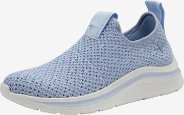 Baskets basses Tamaris en bleu : devant