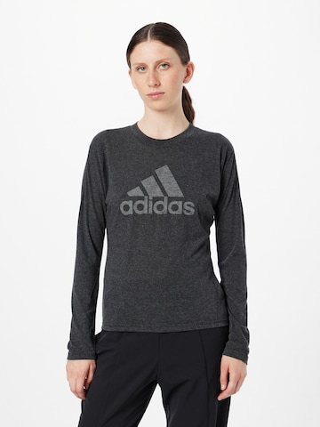 ADIDAS SPORTSWEAR Performance Shirt 'Future Icons Winners 3' in Black: front