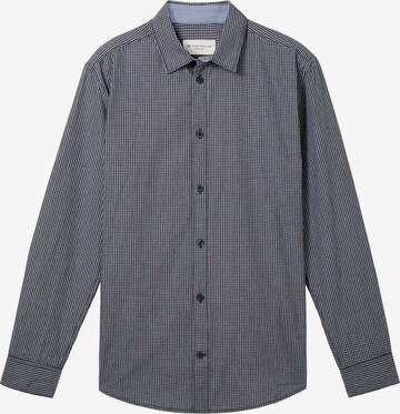 Coupe regular Chemise TOM TAILOR en bleu : devant