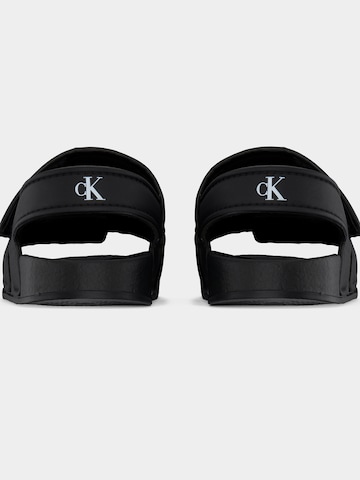 Calvin Klein Jeans Öppna skor 'NICO' i svart