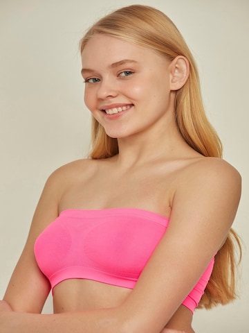 C&City Bandeau Podprsenka – pink