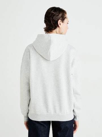 Giacca di felpa di Gina Tricot in grigio