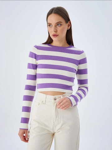 MixRay - Pullover em roxo: frente