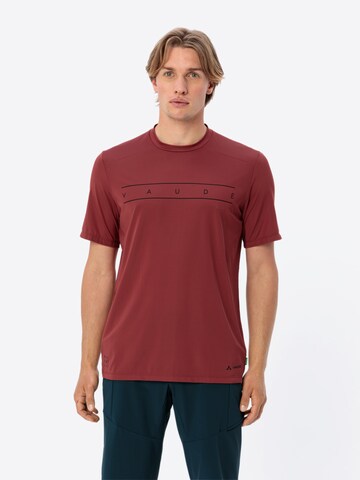 VAUDE Funktionsshirt 'Qimsa' in Rot: Vorderseite