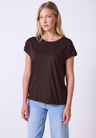 Street One Studio Shirt in Brown: front