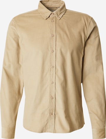 Coupe regular Chemise 'BHBEKIR' BLEND en beige : devant
