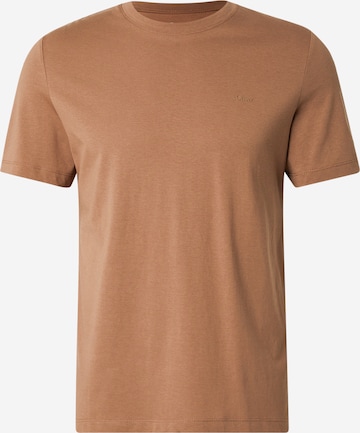T-Shirt s.Oliver en marron : devant