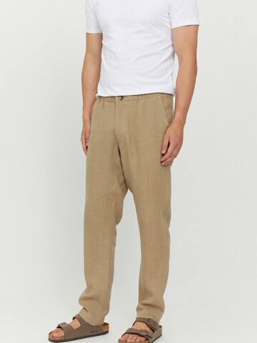 mazine Regular Pants ' Littlefield Linen ' in Beige: front