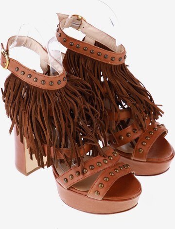 JFK Sandals & High-Heeled Sandals in 38 in Brown: front