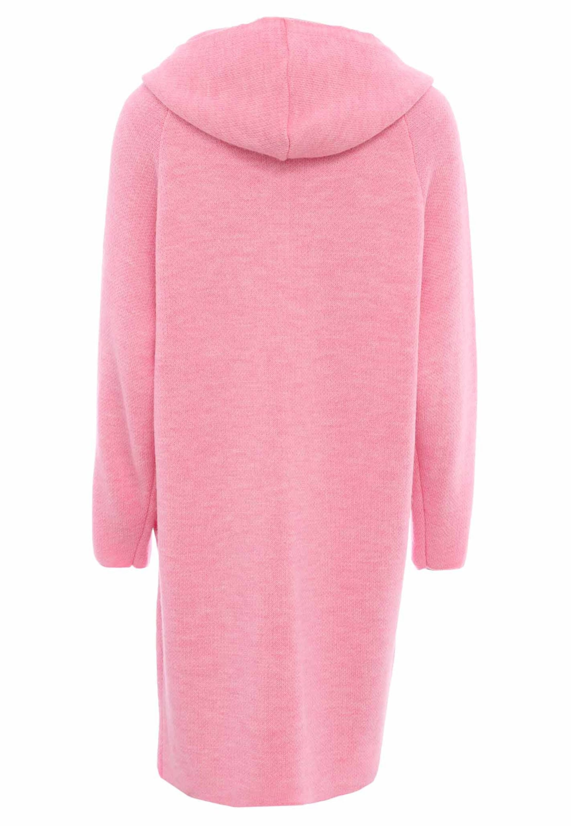 Zwillingsherz Fleece jacket in Pink: back