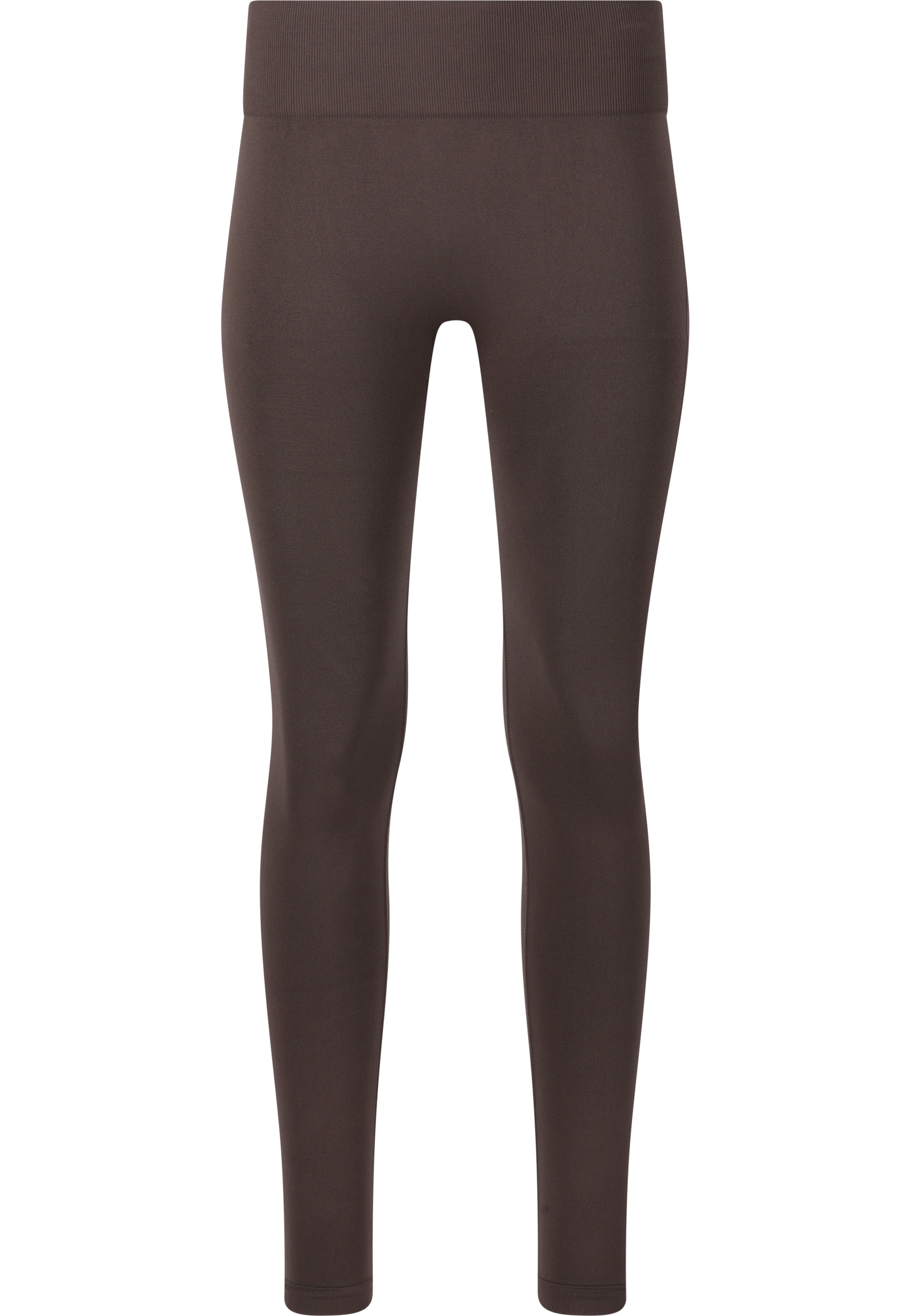 Athlecia Slimfit Tights Nagar V2 in Braun: Vorderseite