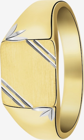 Lucardi Ring 'Luxuriös' in Goud: voorkant