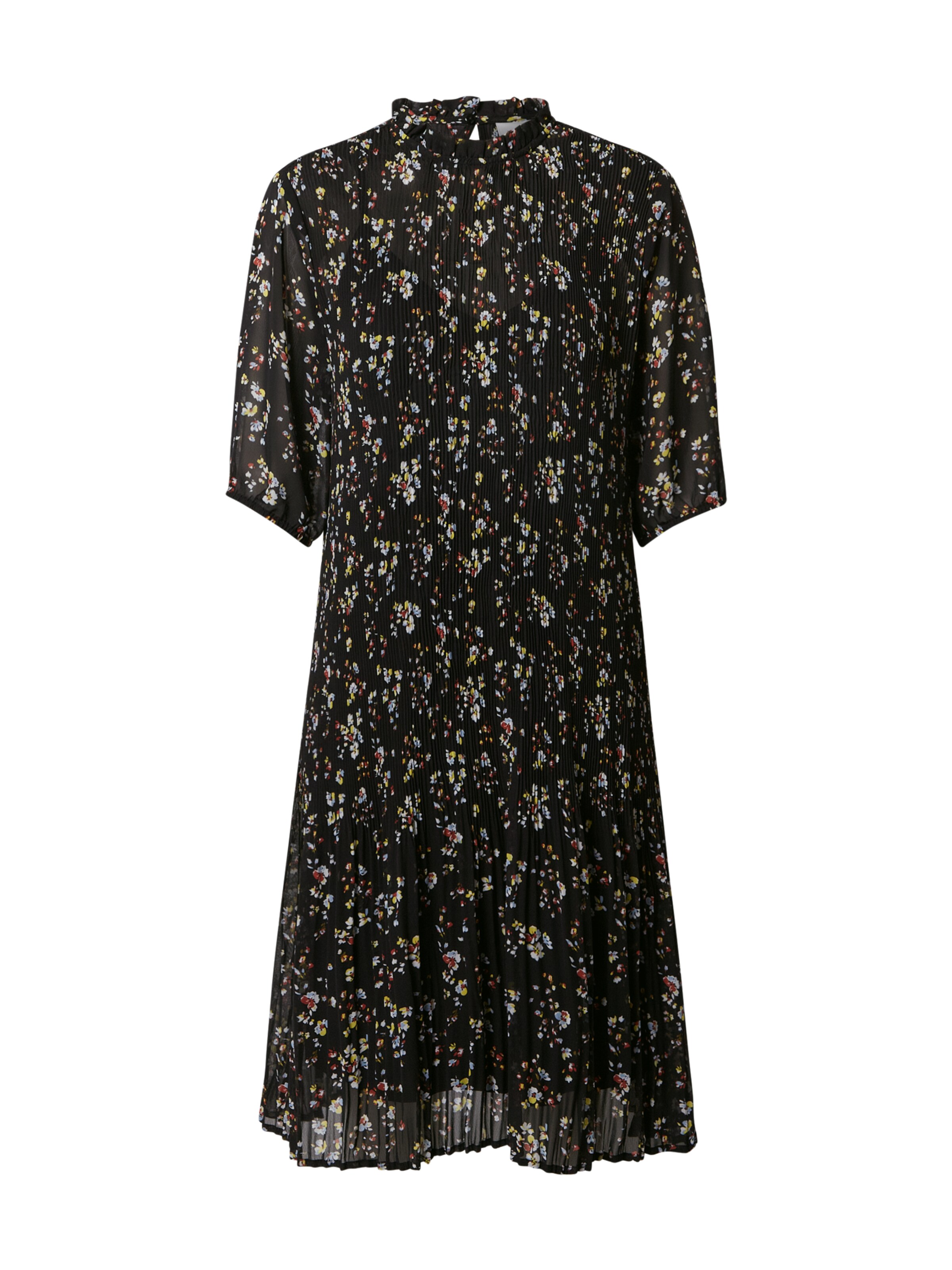 Frauen Große Größen VILA Kleid 'Blossoms' in Schwarz - OQ16016 Frauen Große Größen VILA Kleid 'Blossoms' in Schwarz - OQ16016