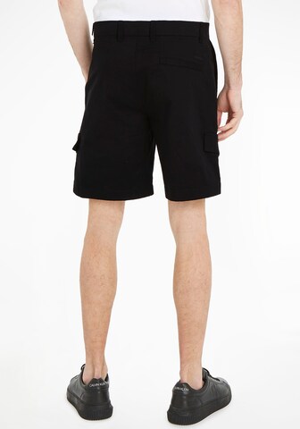 Calvin Klein Regular Cargo Pants in Black