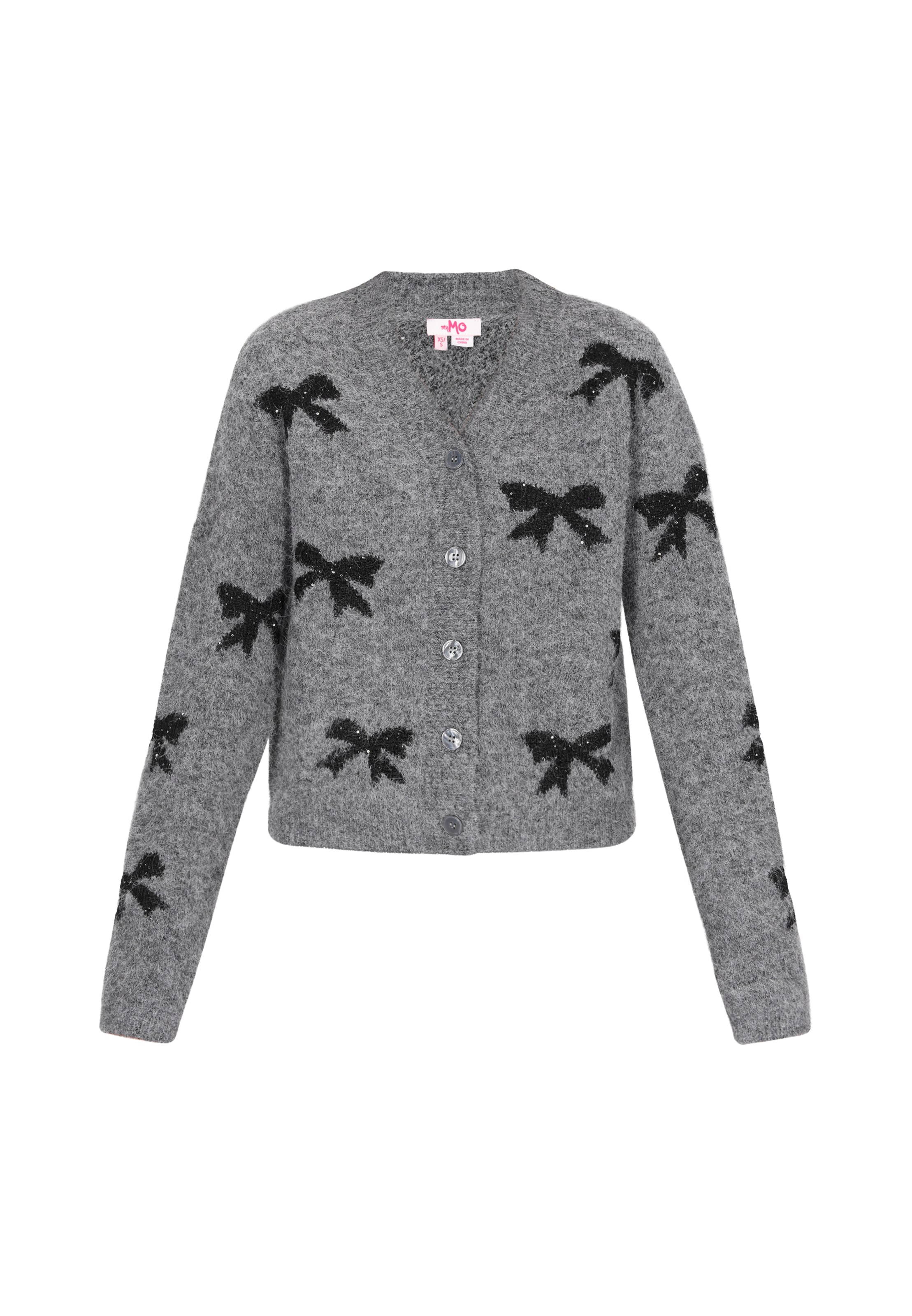 MYMO - Casaco de malha em cinzento: frente