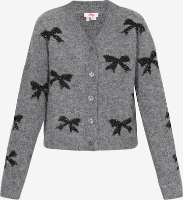 MYMO Strickjacke in Grau: Vorderseite