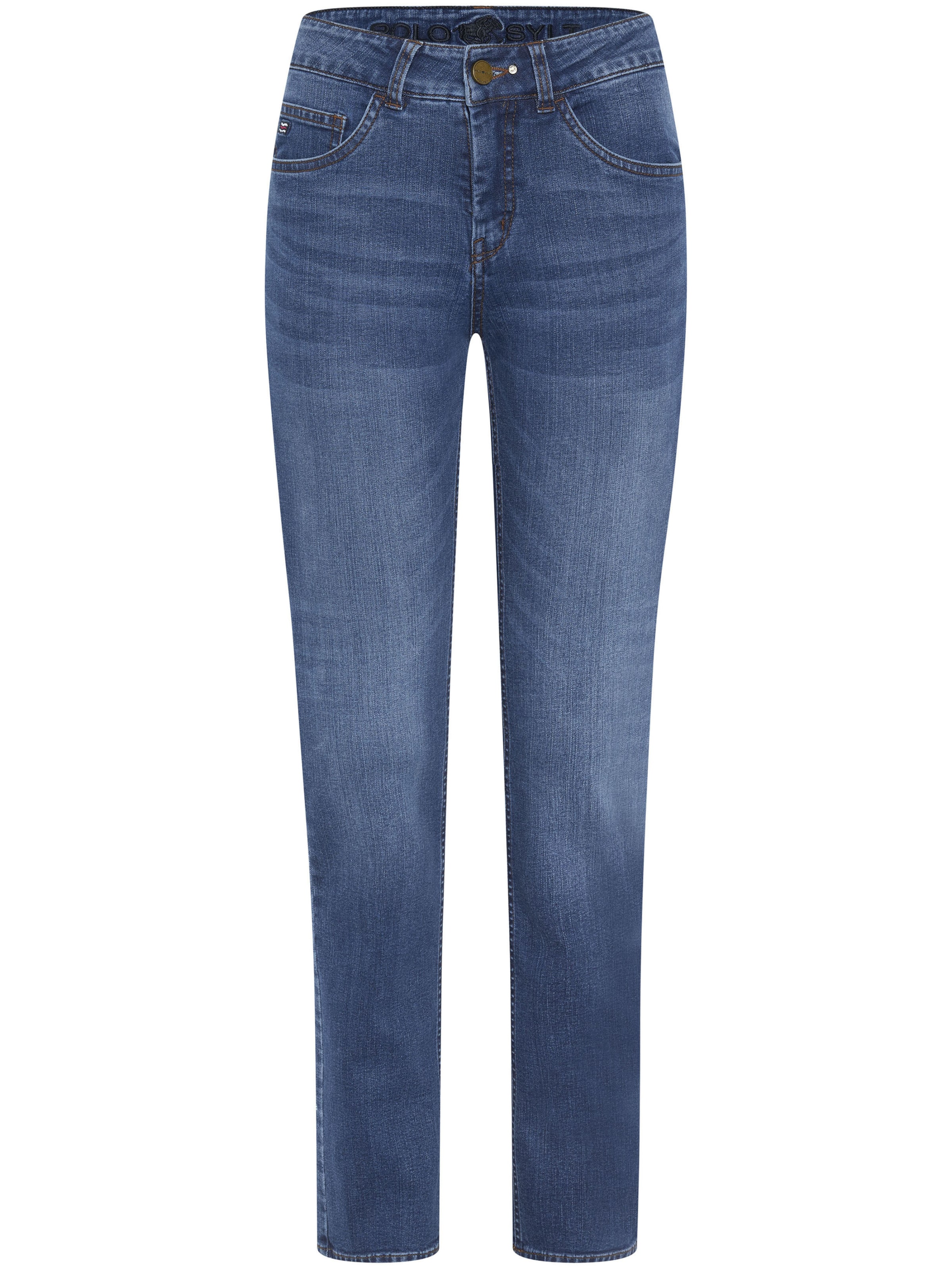 Polo Sylt Slimfit Jeans in Blau: Vorderseite