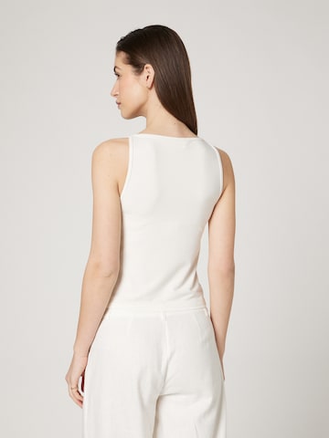 Haut 'Philippa' LENI KLUM x ABOUT YOU en blanc