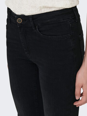 ONLY Flared Jeans 'Blush' in Schwarz