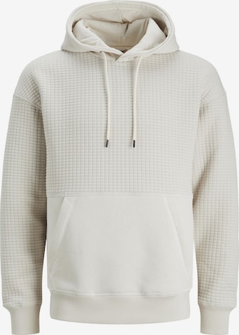 Sweat-shirt JACK & JONES en beige : devant