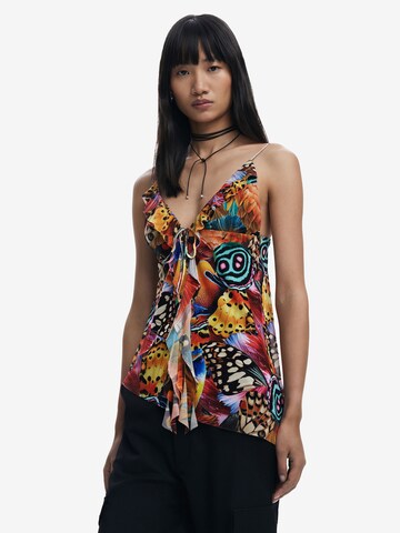 Desigual Топ в пъстро: отпред