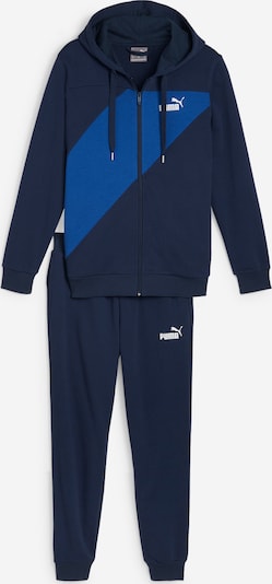 PUMA Trainingspak 'Power' in de kleur Blauw / Navy / Wit, Productweergave