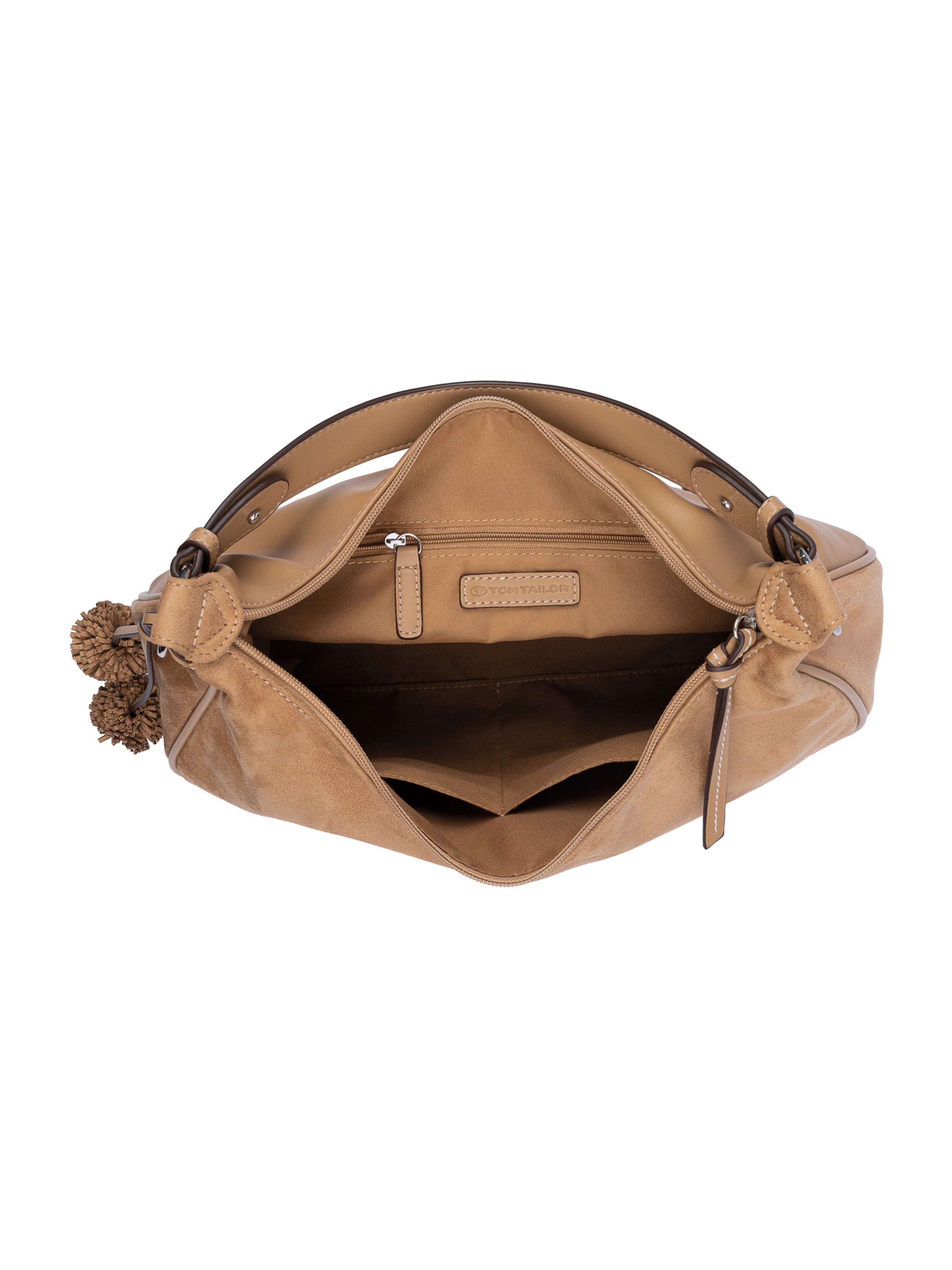 TOM TAILOR Schultertasche 'Idra' in Beige