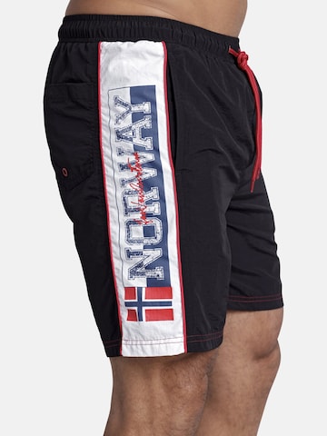 Jan Vanderstorm Board Shorts ' Baldger ' in Black