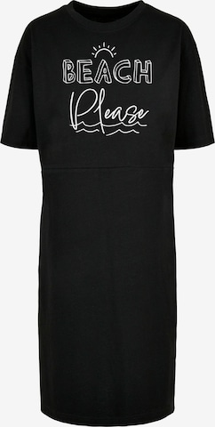 Abito 'Beach Please' di Merchcode in nero: frontale