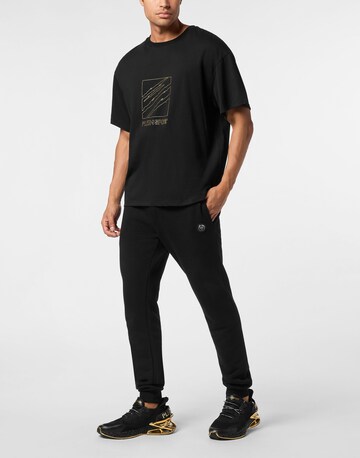 Plein Sport - Camiseta 'Scratch' en negro