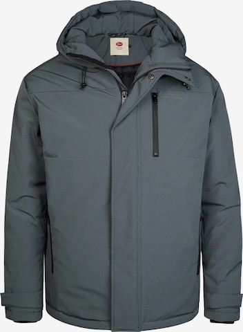 Veste d’hiver PETROL en gris : devant