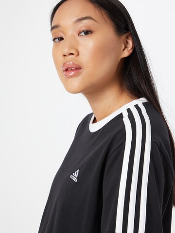 ADIDAS SPORTSWEAR Sportshirt 'Essentials 3-Stripes' in Schwarz