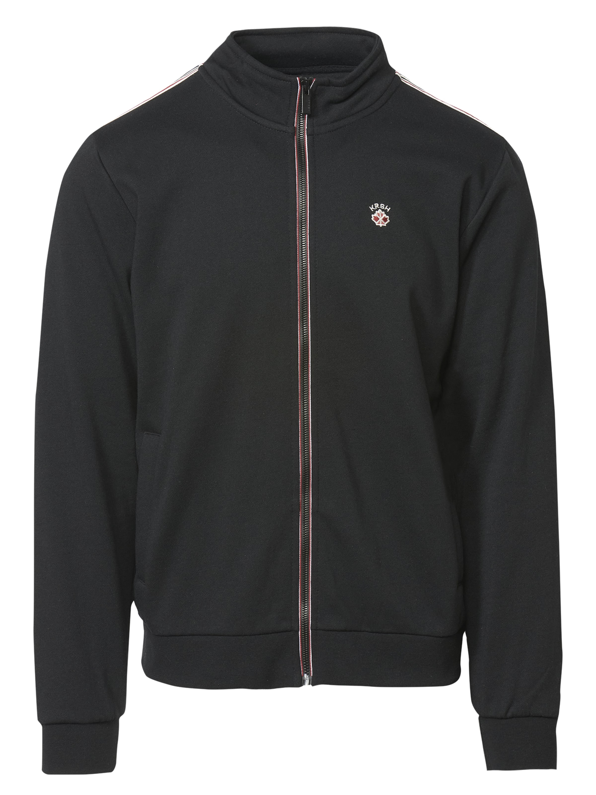 KOROSHI Tepláková bunda - staroružová / tmavočervená / čierna / biela, Produkt