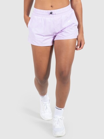 Smilodox Regular Sportshorts 'Nissy' in Lila: predná strana