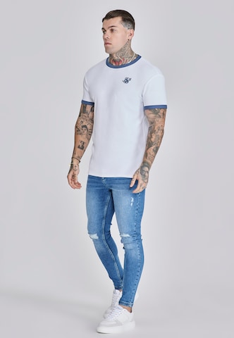 T-Shirt SikSilk en blanc