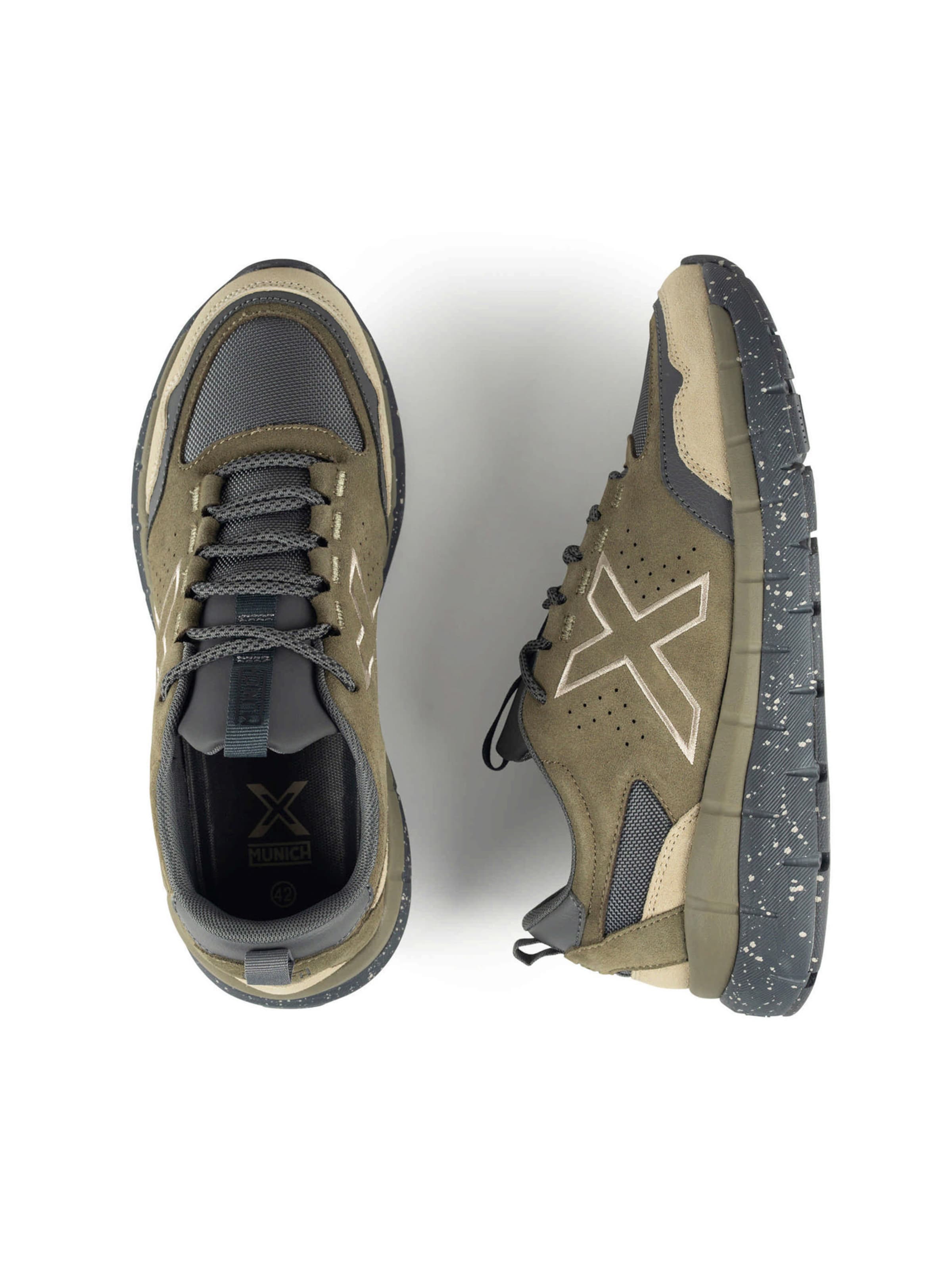 MUNICH Sneakers laag 'KAVA' in Groen: bovenkant