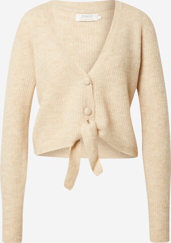 ONLY Strickjacke 'MONICA' in Beige: predná strana