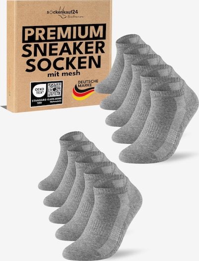 sockenkauf24 Füßlinge 'Mesh Sneaker Socken' in 35-38 in grau, Produktansicht