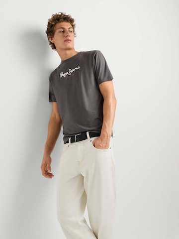 Maglietta ' EGGO  ' di Pepe Jeans in grigio