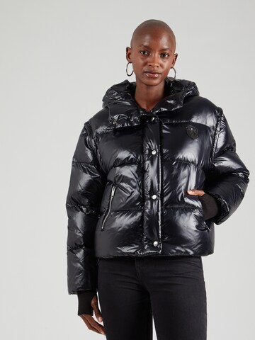 The Kooples Zimska jakna | črna barva: sprednja stran