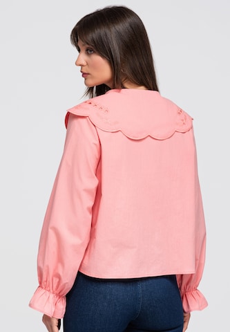 Ombre Blouse in Oranje