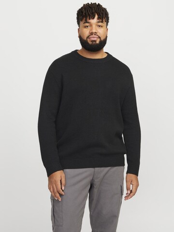 Jack & Jones Plus Pullover i sort: forside