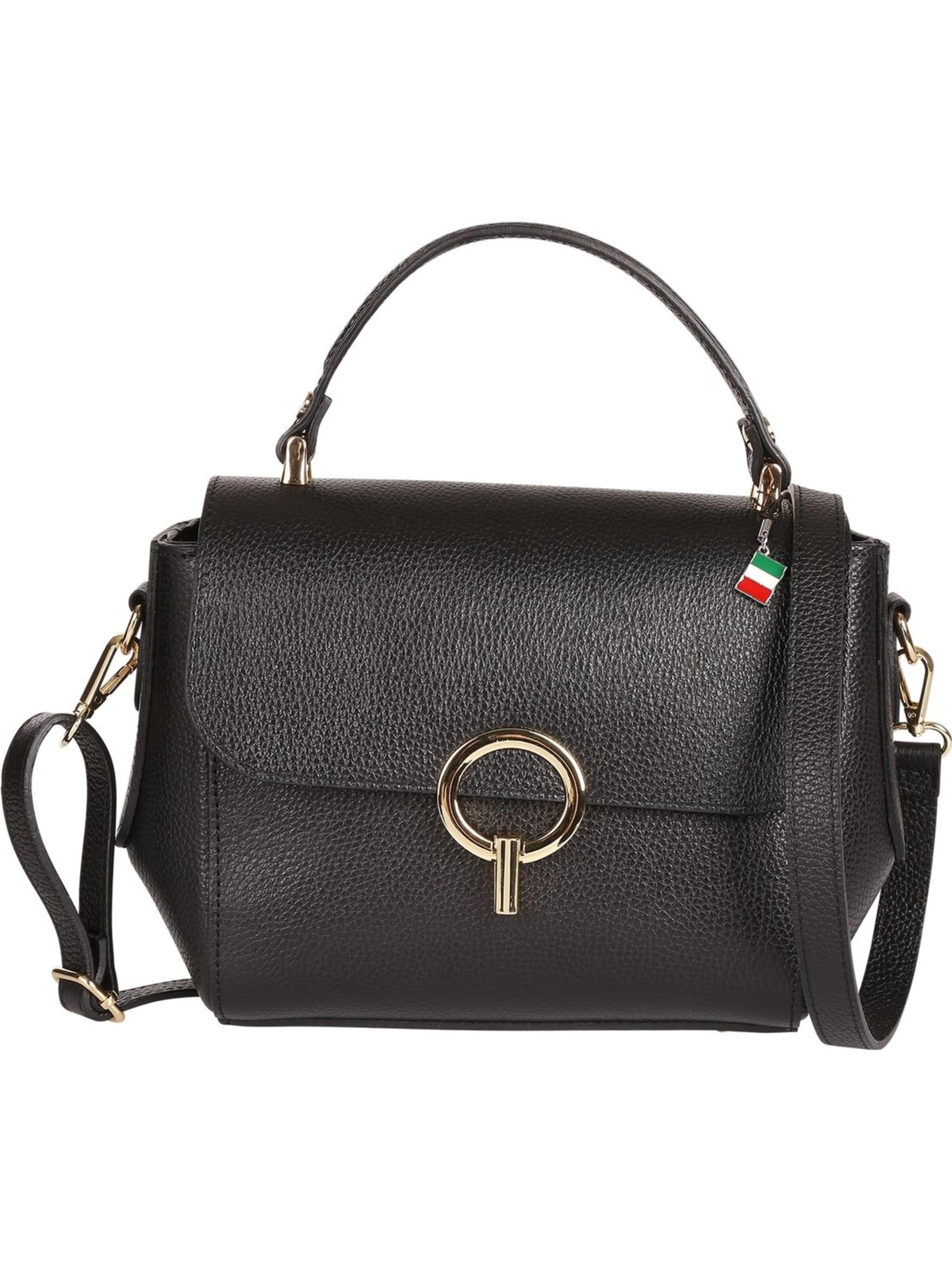 Borsa a mano di Florence in nero: frontale