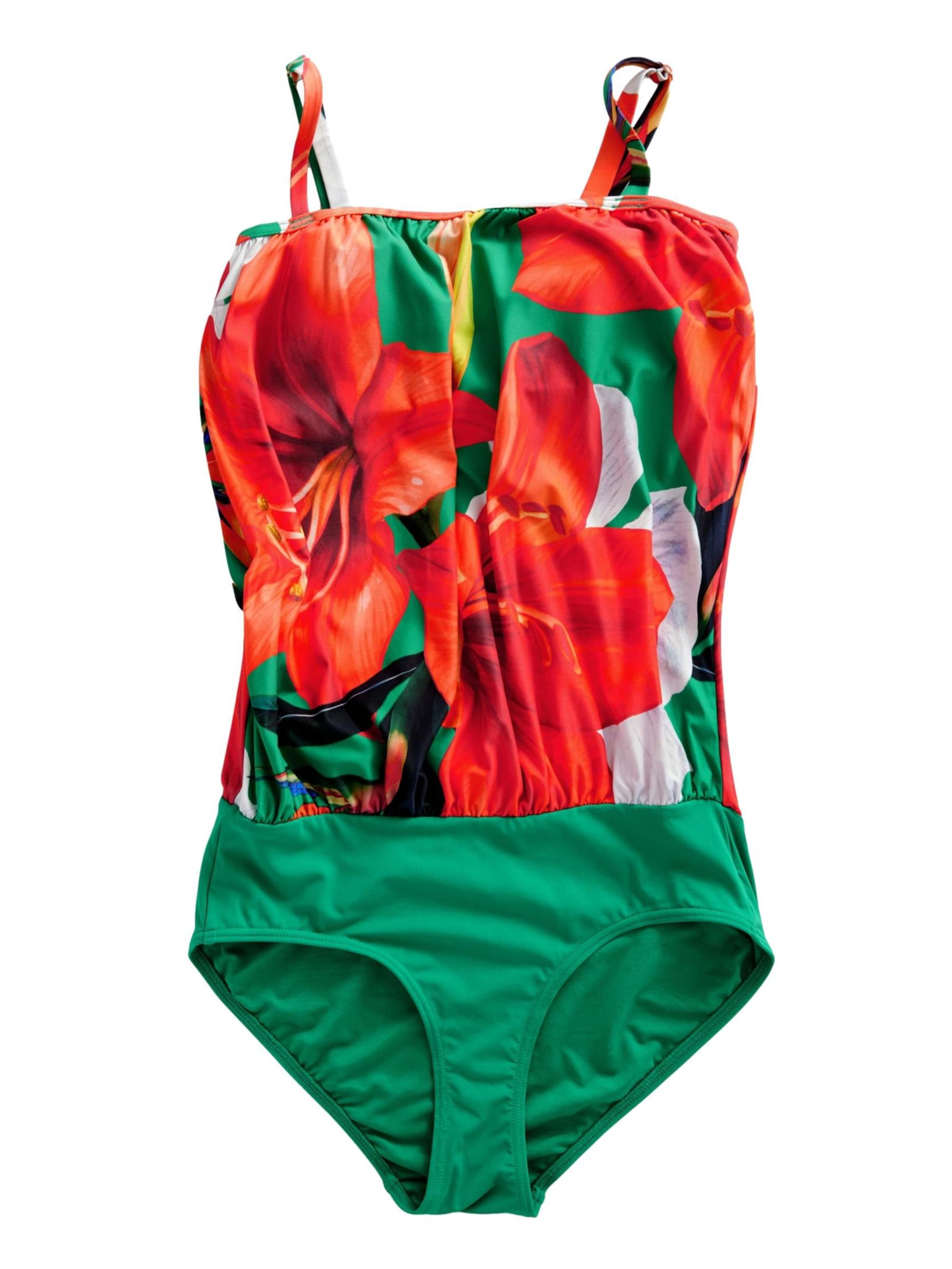 Next Bustier Enodelne kopalke | zelena barva: sprednja stran